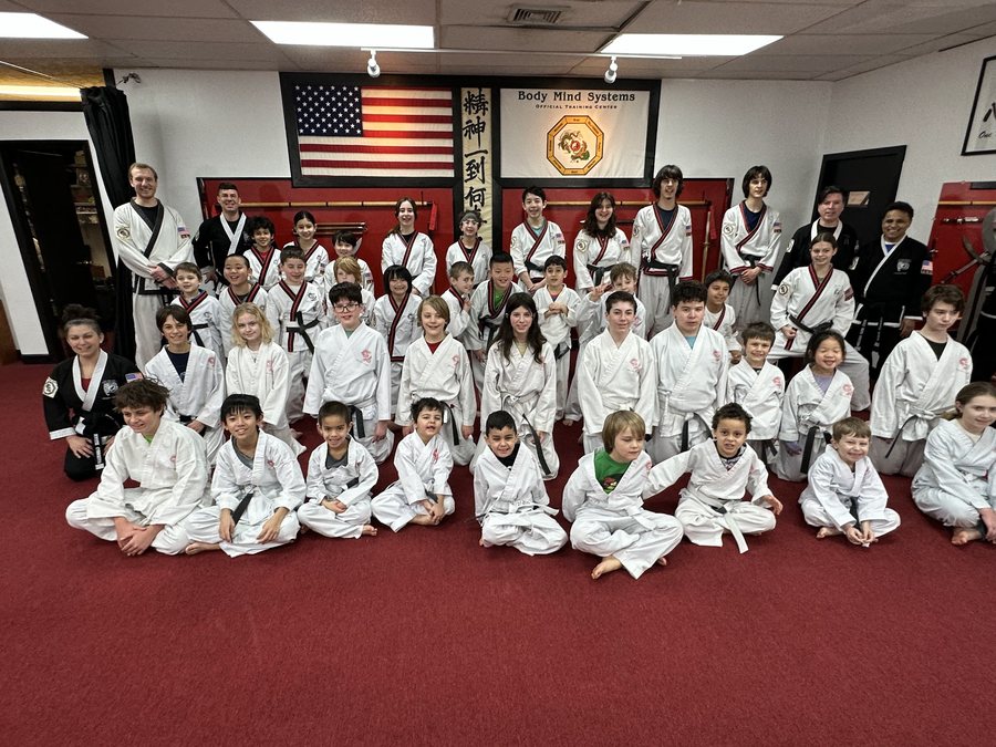 Group photo of the children's class